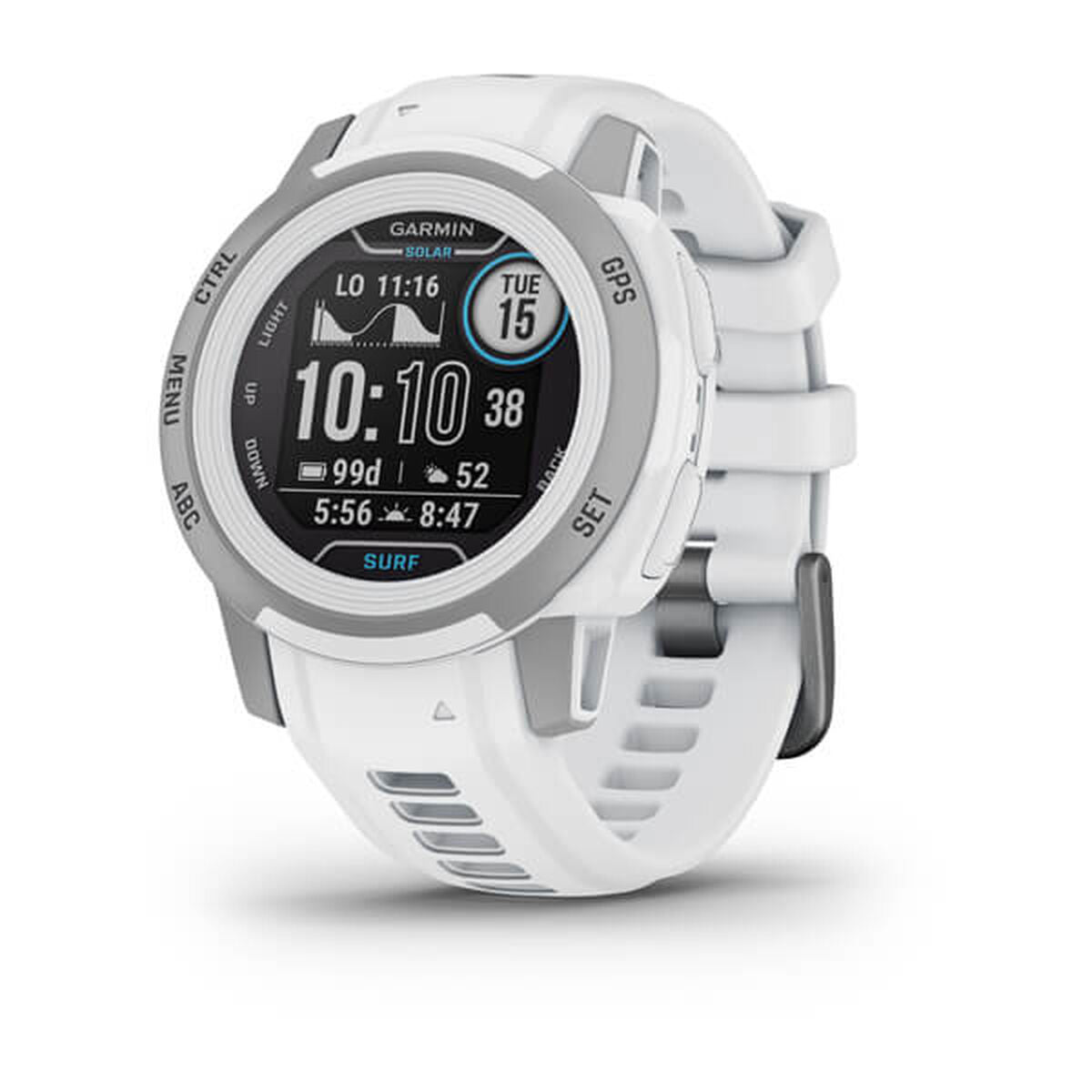 Smartwatch GARMIN Instinct 2S Solar Surf Grey White 0,79" Green