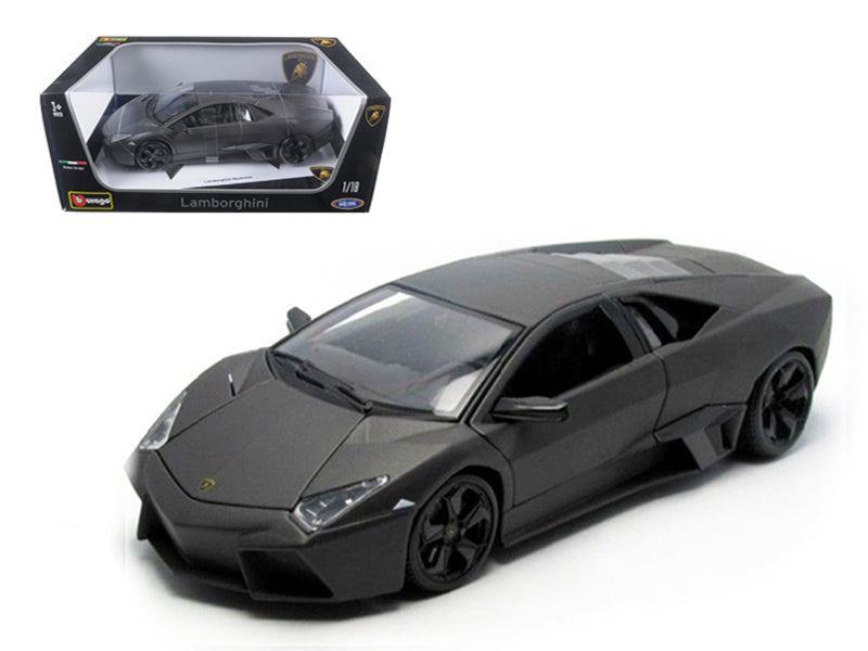 Lamborghini Reventon Mattschwarz 1/18 Diecast Modellauto von Bburago