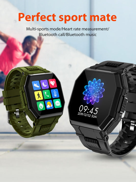 Bluetooth Call Smart Watch Men Full Touch Music Control