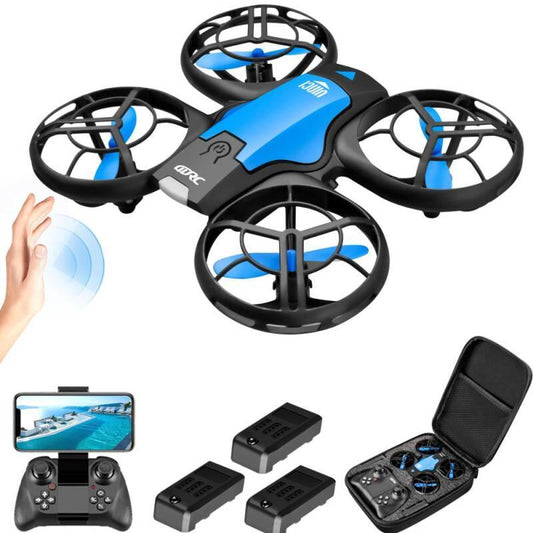 V8 Mini Drone WiFi Fpv Air Pressure Altitude Hold Black Quadcopter RC