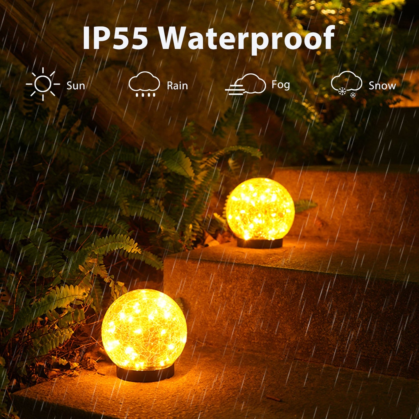 Outdoor Solar Crack Bottle 20 Light Waterproof Decoration Light