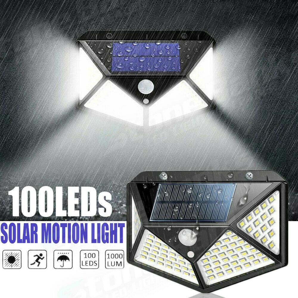 Split Type Solar 100COB Led Induction Wall Light Indoor Outdoor Garden