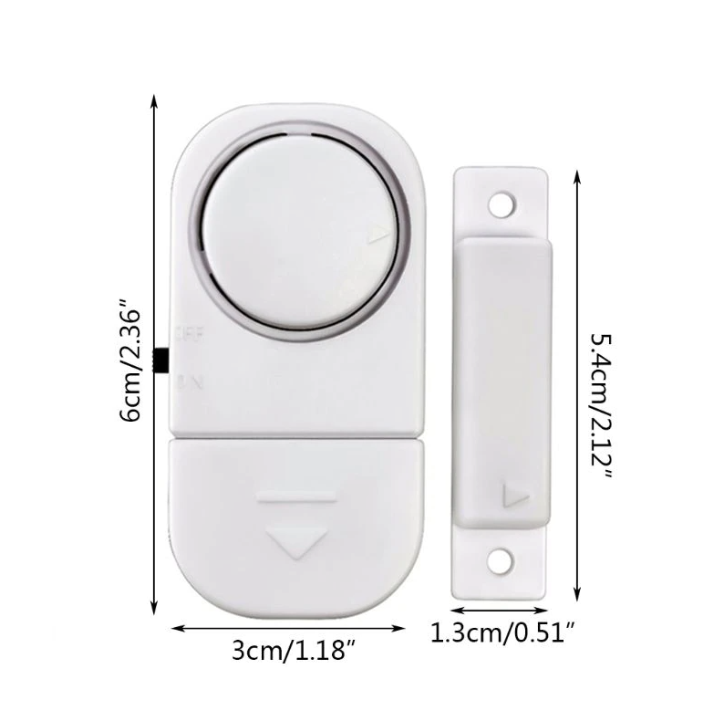 6 PCS WIRELESS Home Window Door Burglar Security ALARM System Magnetic