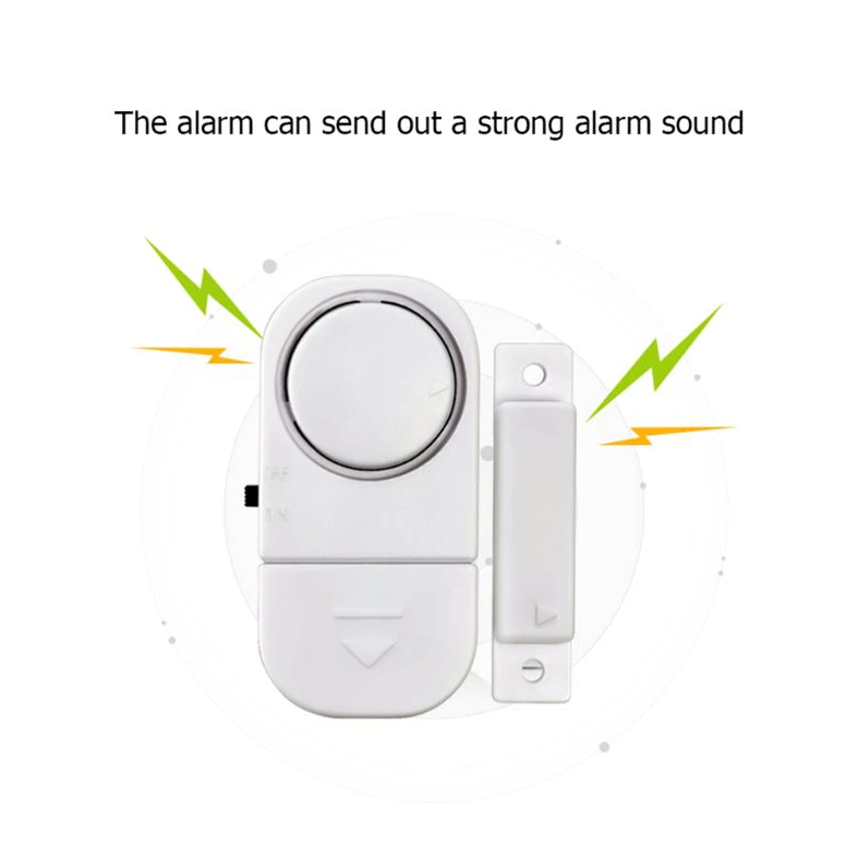 6 PCS WIRELESS Home Window Door Burglar Security ALARM System Magnetic