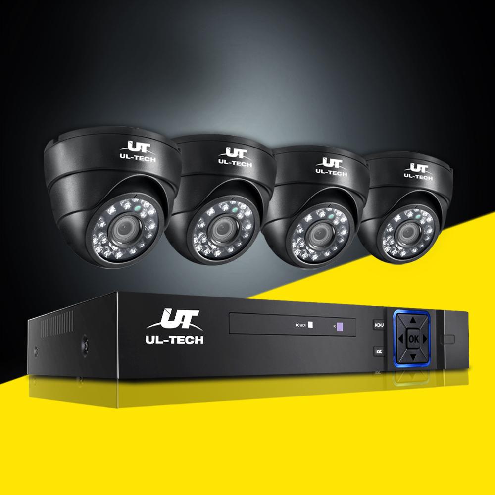 UL-tech CCTV Camera Security System Home 8CH DVR 1080P IP Day Night 4