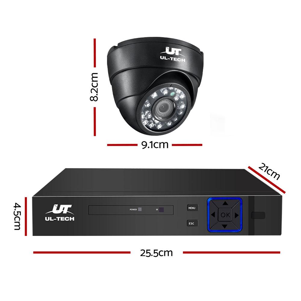 UL-tech 1080P CCTV Security Camera 8CH Dome DVR