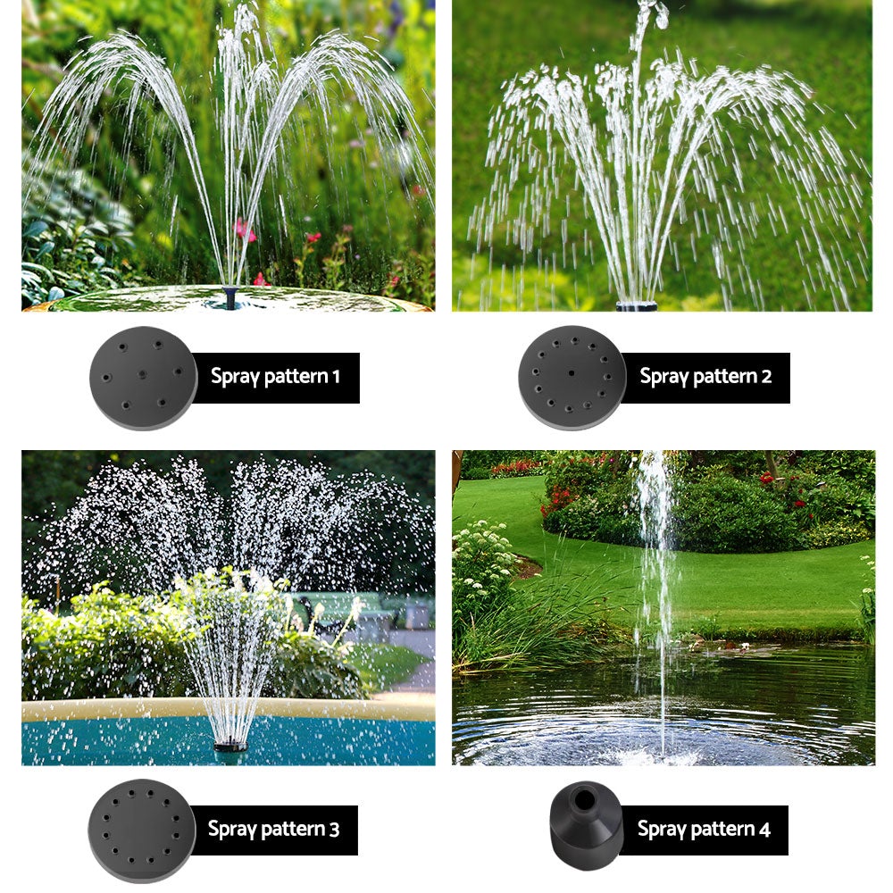 Gardeon Solar Pond Pump Pool Fountain Battery Garden Outdoor