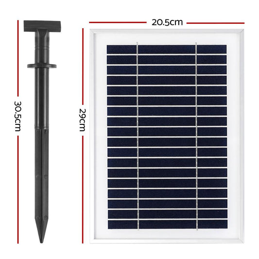 Gardeon Solar Pond Pump with Battery Kit Solar Powered Garden Water