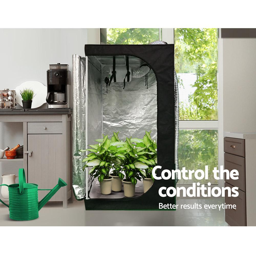 Greenfingers Hydroponics Grow Tent Ventilation Kit Vent Fan Carbon