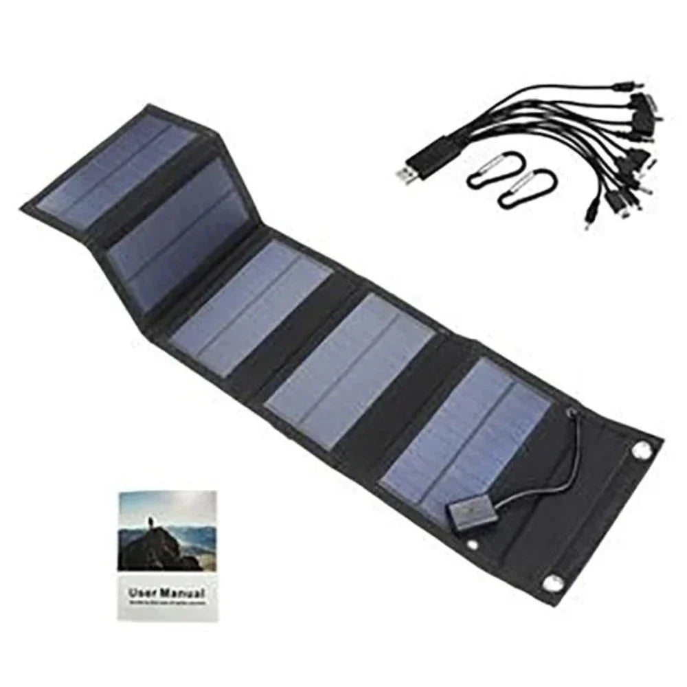 Portable Solar Panel with USB Charging for Cell Phone