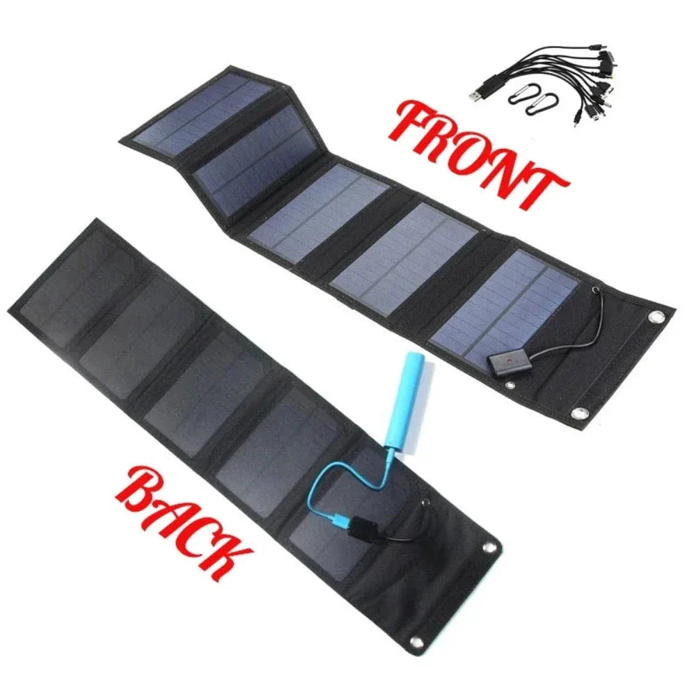 Portable Solar Panel with USB Charging for Cell Phone