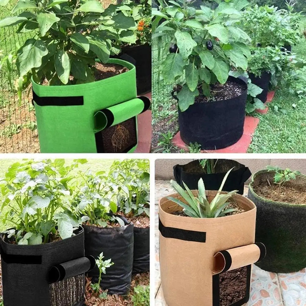 Potato Plant Grow Bags Nonwoven Fabric Pot Greenhouse Vegetable