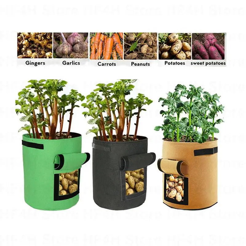 Potato Plant Grow Bags Nonwoven Fabric Pot Greenhouse Vegetable