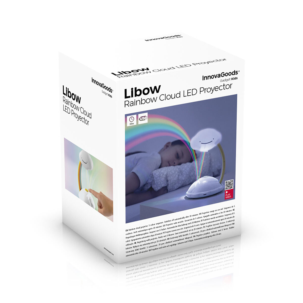 LED Regenbogen Nachtlicht Projektor von Libow InnovaGoods