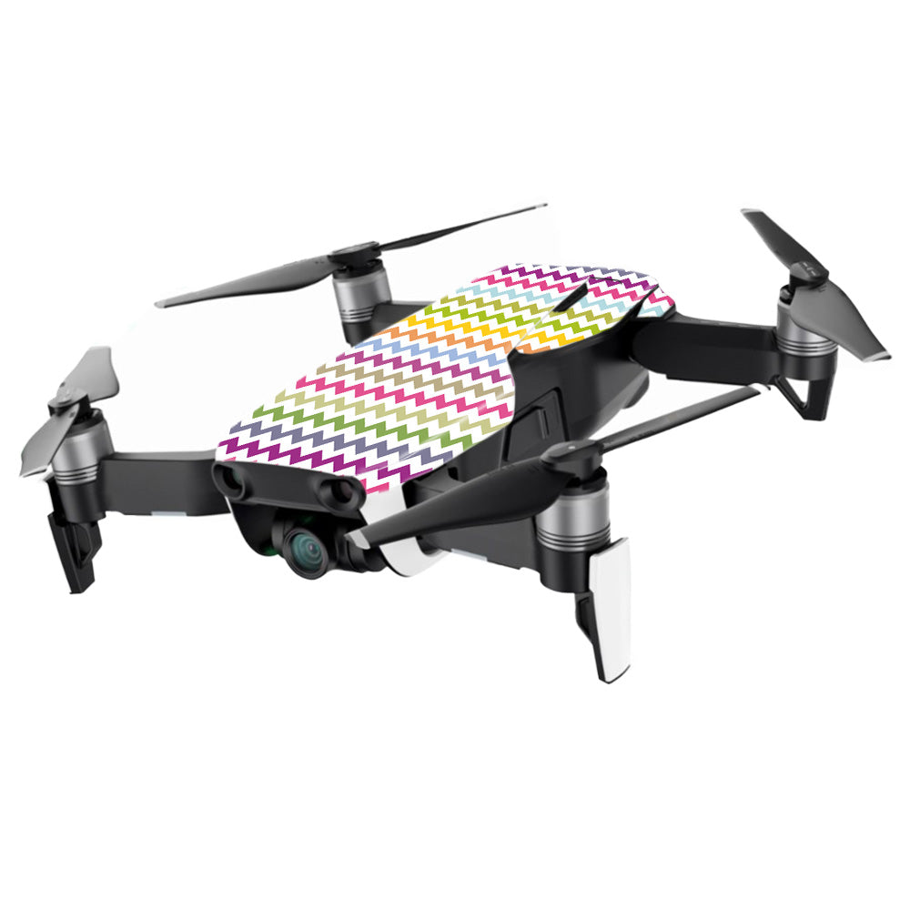 MightySkins Regenbogen Chevron Haut für DJI Mavic Air Drohne