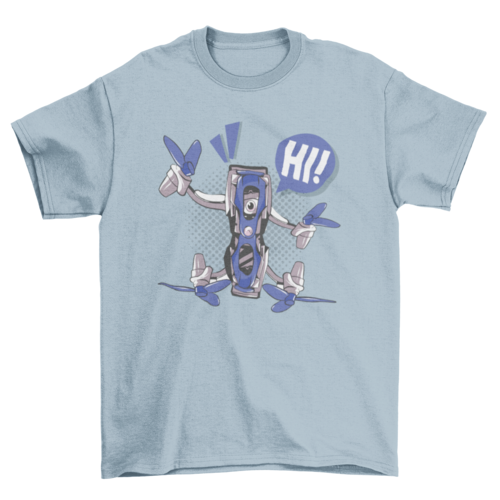 Quadcopter drone t-shirt