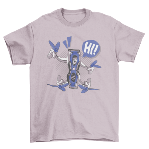 Quadcopter drone t-shirt