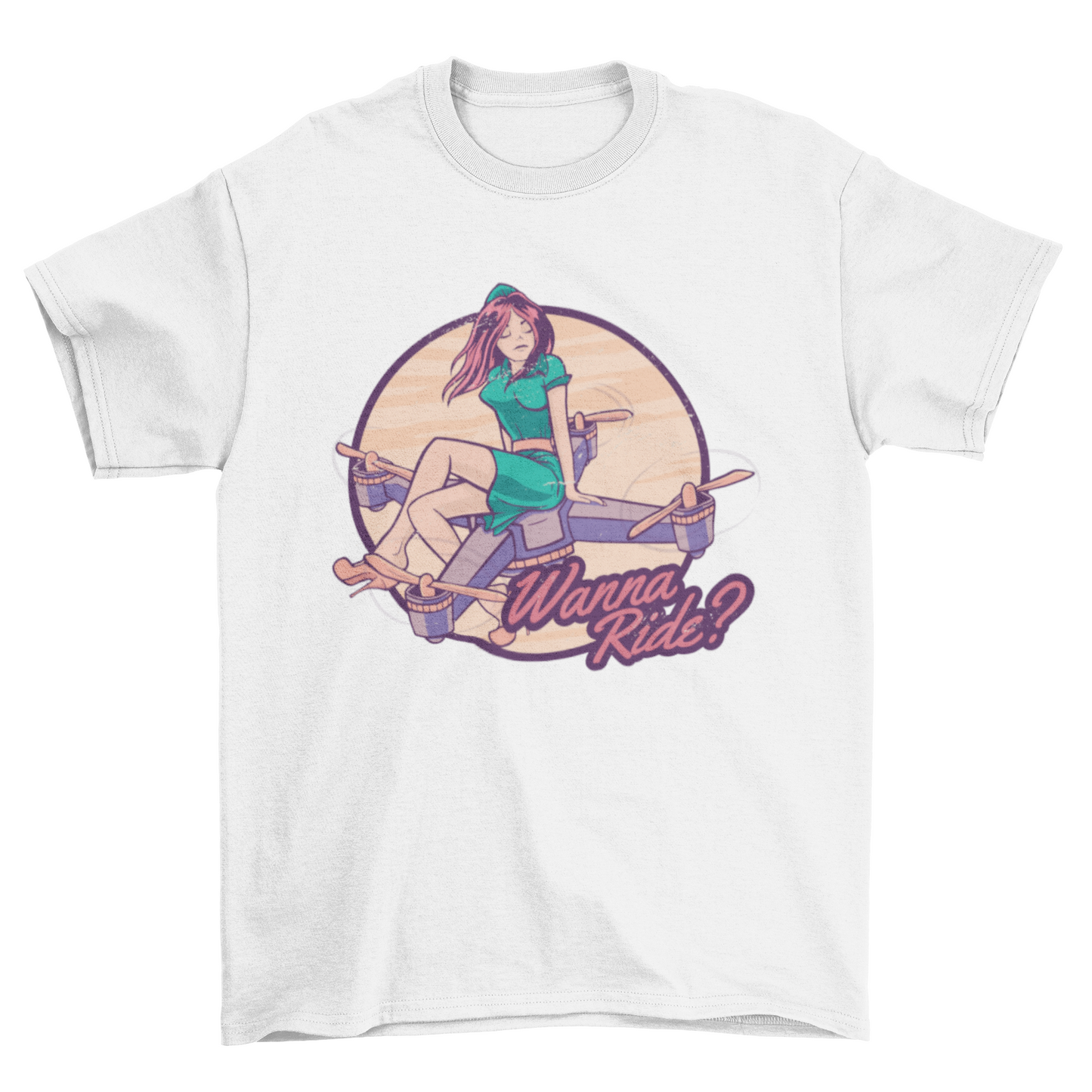 Drone Girl Quote T-shirt