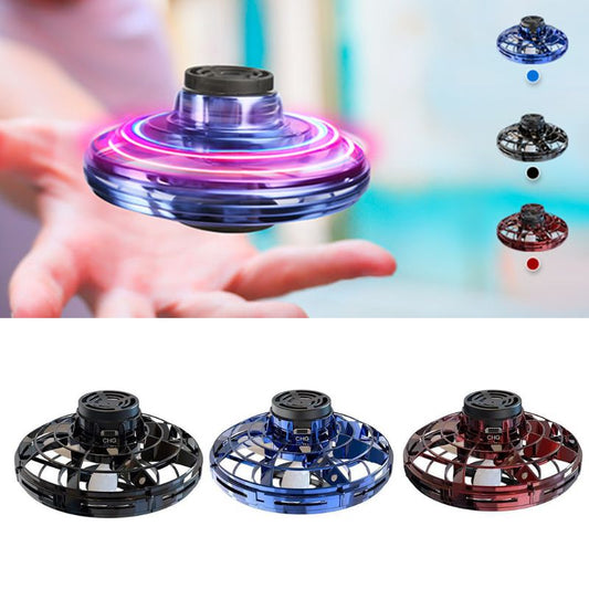 Mini-Drohne LED UFO Fliegender Helicopter Spinner für den Fingertipp