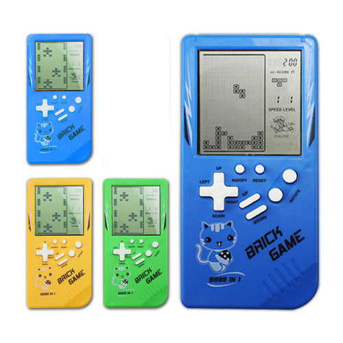 Retro Tetris Handheld Spielkonsole in Gelb – Nostalgie für Unterwegs