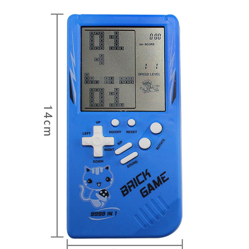 Retro Tetris Handheld Spielkonsole in Gelb – Nostalgie für Unterwegs