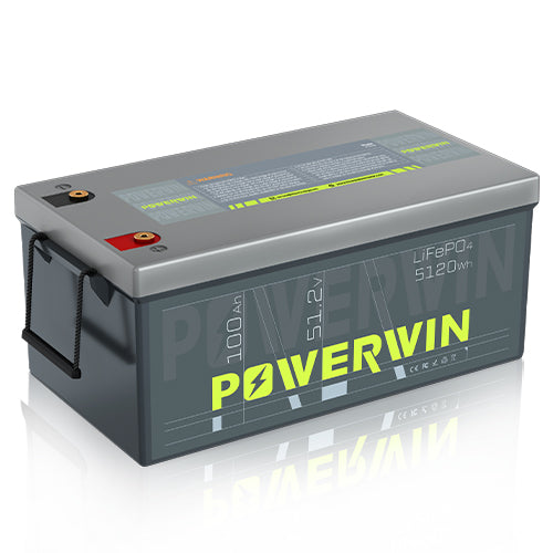 POWERWIN BT5120 51,2V 100Ah Lithium-Batterie mit 5120Wh für nachhaltige Energieversorgung