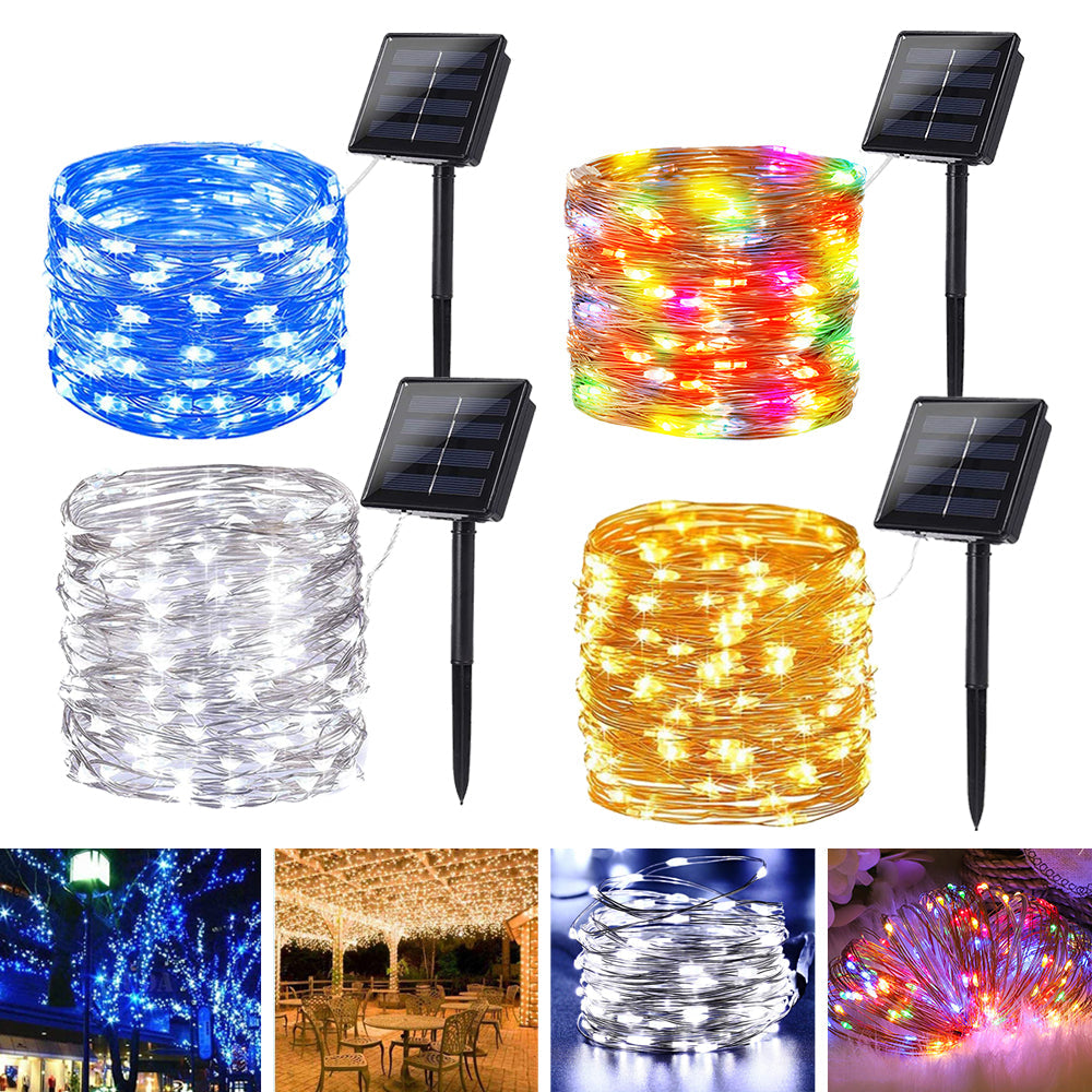 Outdoor Solar Copper Wire Light String Lights Festival Decorations