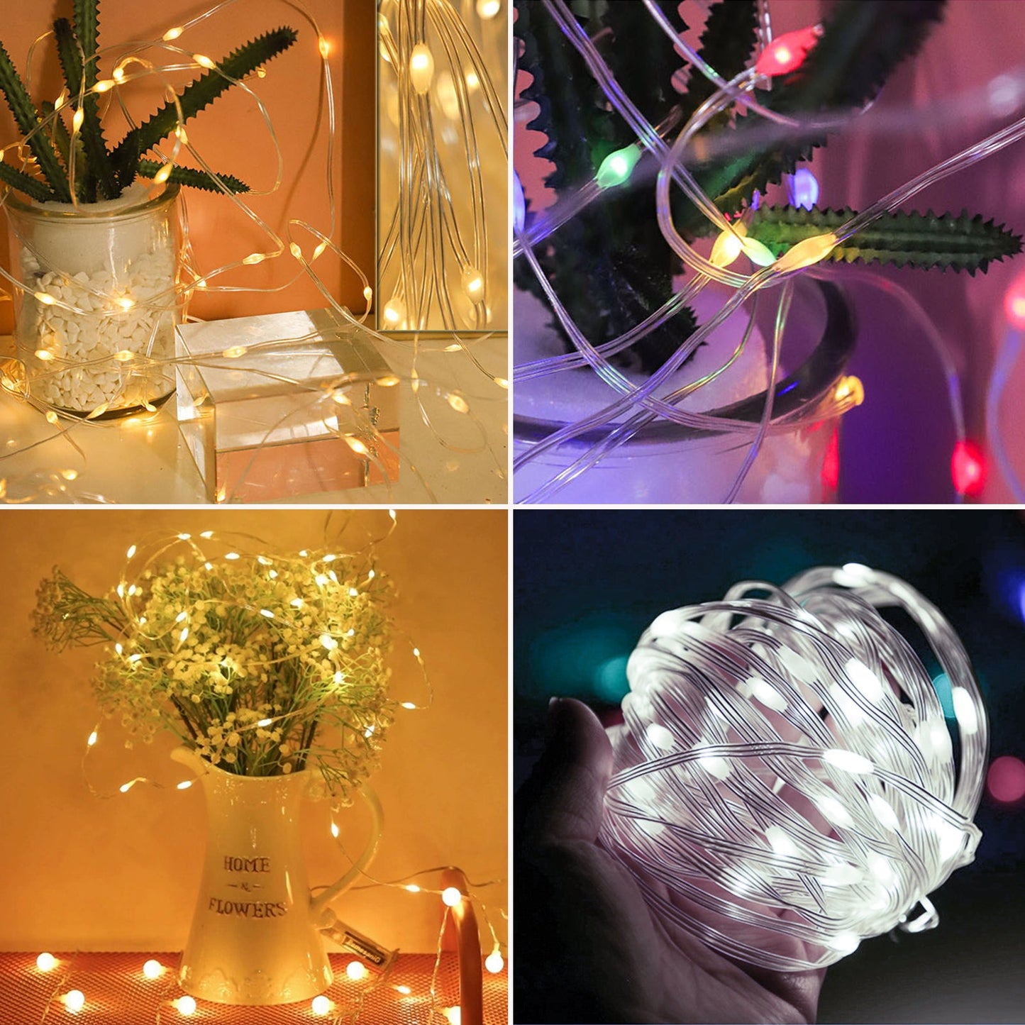 Outdoor Solar Copper Wire Light String Lights Festival Decorations