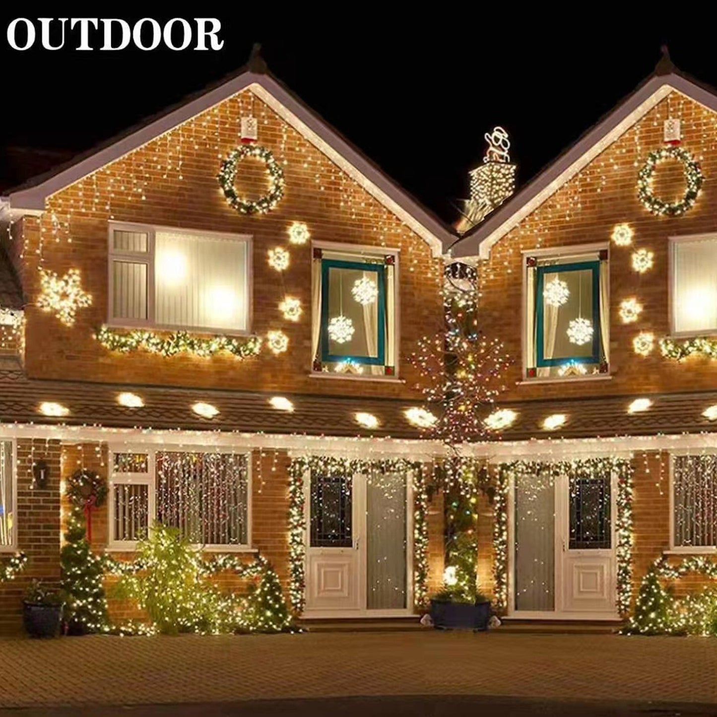 Outdoor Solar Copper Wire Light String Lights Festival Decorations