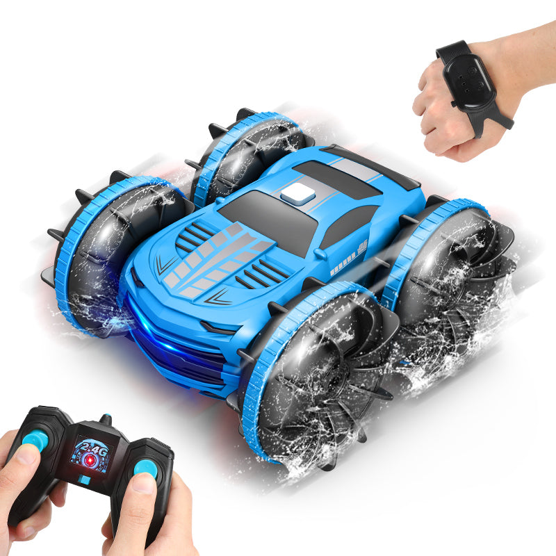 Wasserdichtes 4WD All-Terrain RC Stunt-Auto mit 2,4 GHz Dual-Control