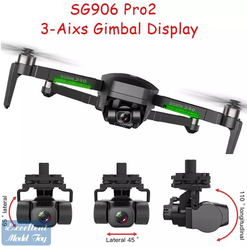 SG906 PRO2 Drone 3-axis Gimble Anti-shake 5G 4K-Camera 50x Zoom,