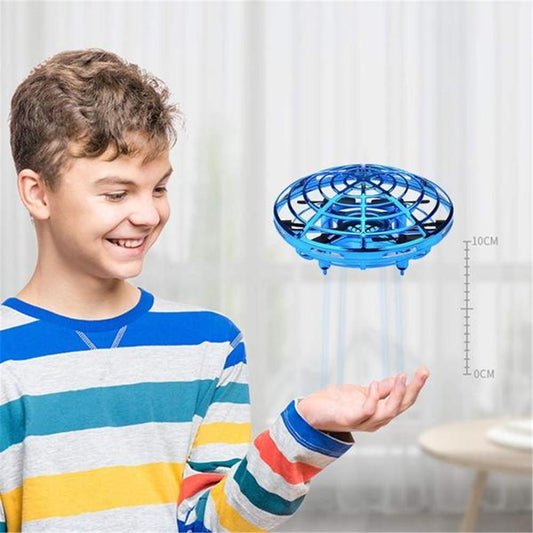 Mini Drohne mit Infrarot-Induktion – Fliegendes Hubschrauber UFO für Kinder