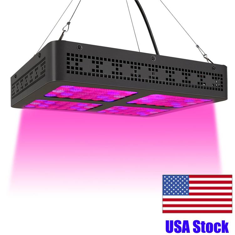 USA Stock Grow lights 600W Square Full Spectrum LED Grow Light for