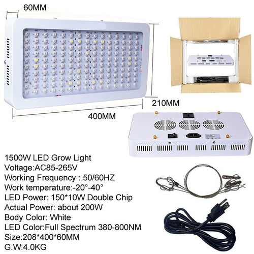 USA Stock High Power 1000W led grow Light Full Spectrum 380NM-840NM